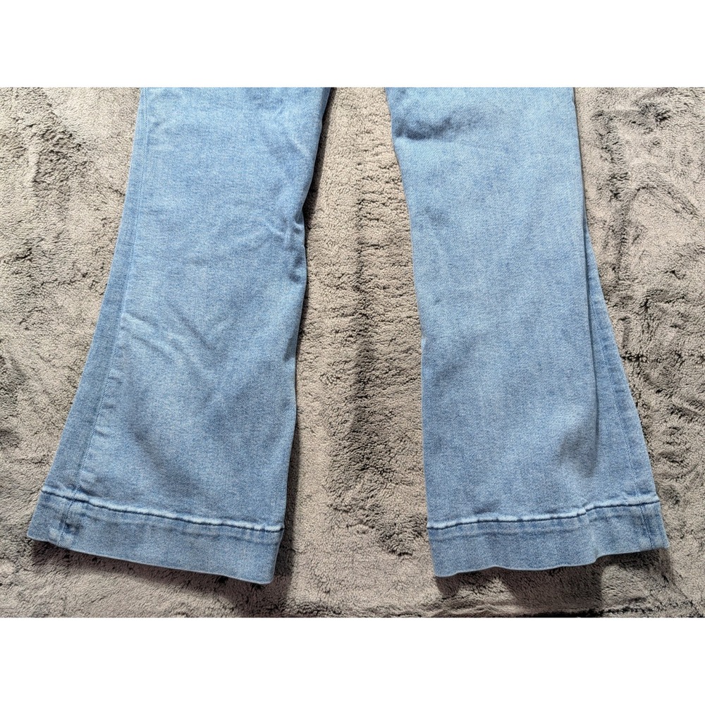 Rock & Roll Denim Button Fly Flare Jeans Women's Size 30 Medium Wash - Picture 12 of 13